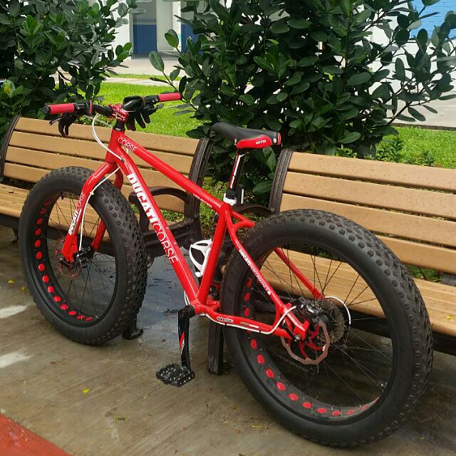 ducati corse fat bike